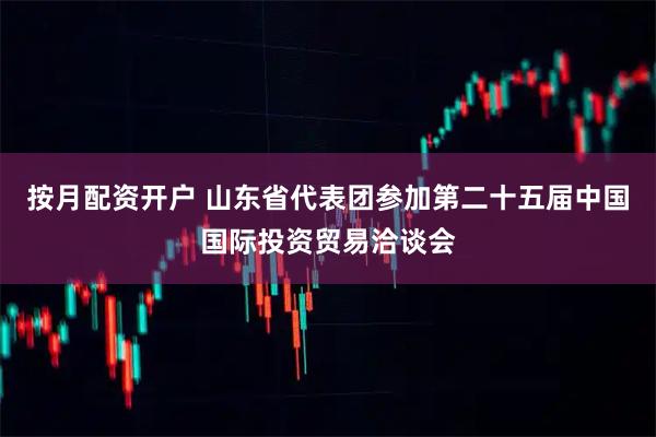 按月配资开户 山东省代表团参加第二十五届中国国际投资贸易洽谈会