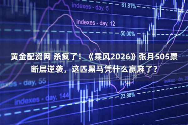 黄金配资网 杀疯了!《乘风2026》张月505票断层逆袭,这匹黑马凭什么赢麻了?